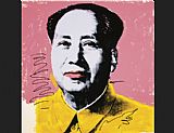 Andy Warhol Mao Yellow Shirt painting